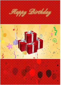 Birthday Card Template