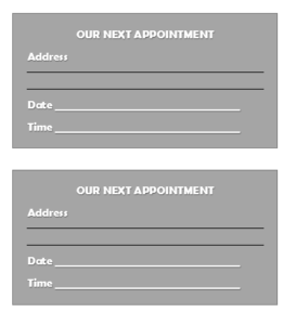 Appointment Slip Template 07