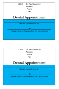 Appointment Slip Templates - 11 Free Printable Templates - My Word ...