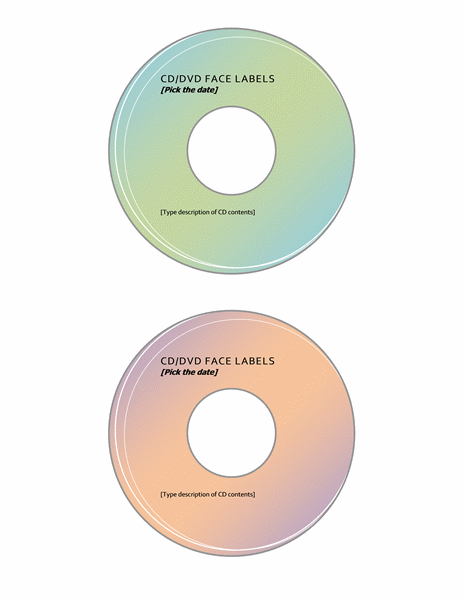 memorex cd label template mac