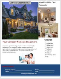 Agent Portfolio Flyer Template 08