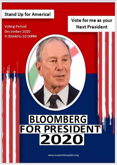11 Free Election Poster Templates - Microsoft Word Templates
