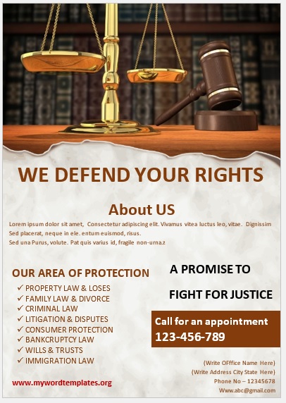 10 Free Legal Poster Templates My Word Templates free-legal-templates-microsoft-word