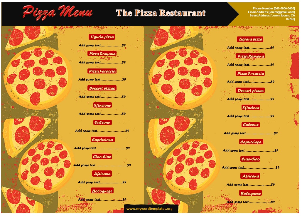 pizza menu template 02