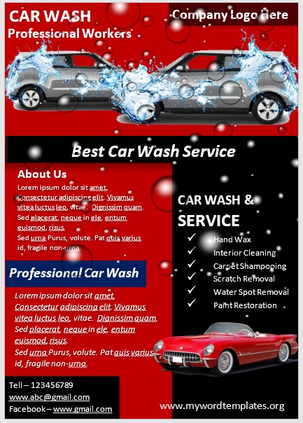 10 Free Car Wash Flyer Templates My Word Templates 10 Free Car Wash Flyer Templates My Word Templates