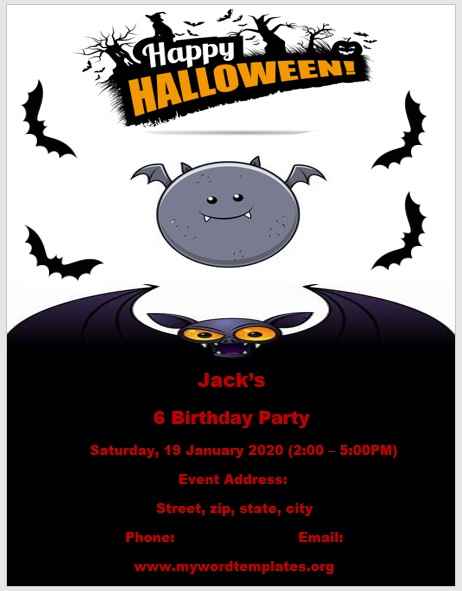 Halloween Party Flyer Template 03