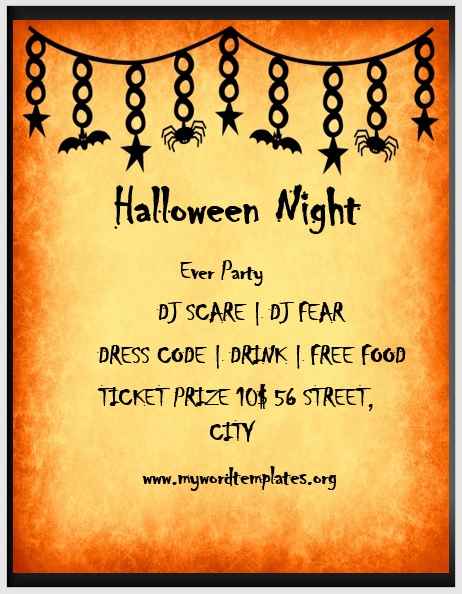 Halloween Party Flyer Template 05