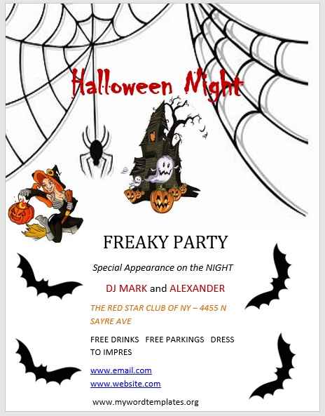 Halloween Party Flyer Template 07