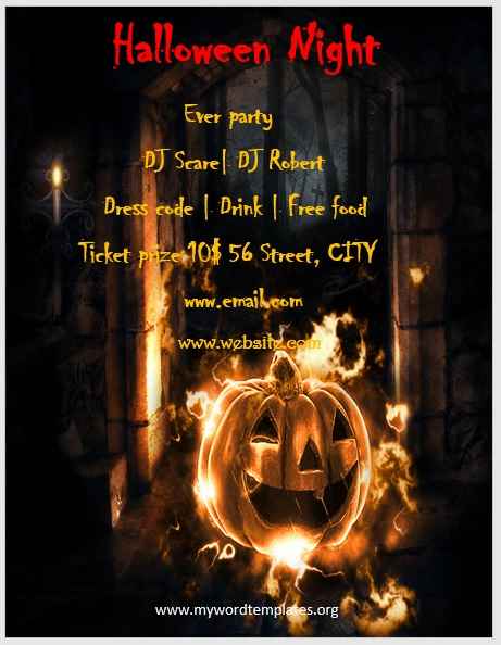 Halloween Party Flyer Template 10