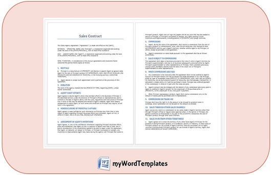sales contract template feature image