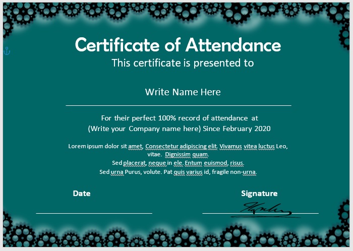 11 Free Perfect Attendance Certificate Templates My Word Templates 11-free-perfect-attendance-certificate-templates-my-word-templates