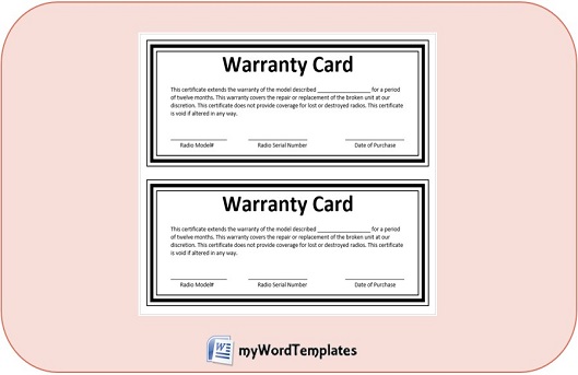 warranty certificate tempate feature image