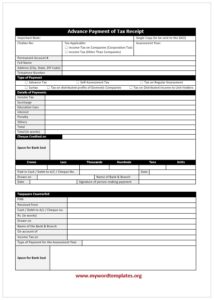 advance receipt template 01