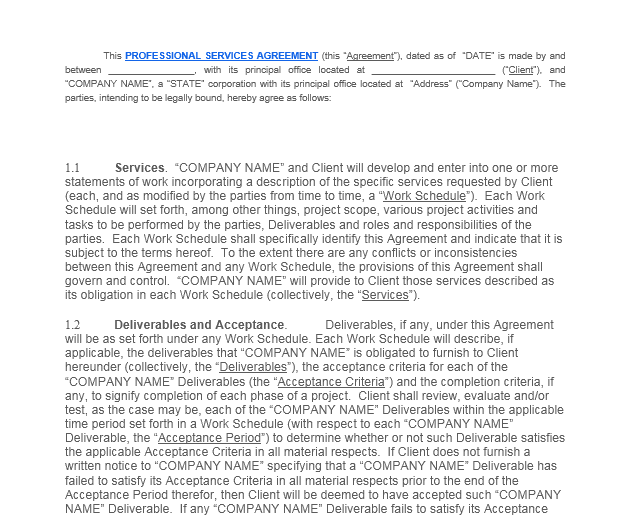 Service Agreement Template 05