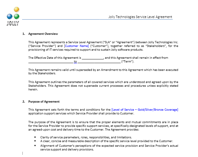 Service Agreement Template 20