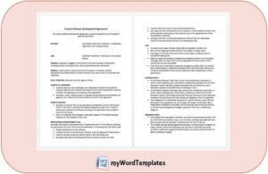 Customer Development Aggreement customer software development agreement template feature image - My ...