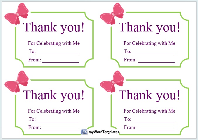 free pintable thank you label template