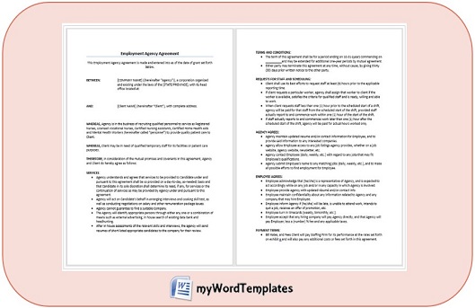 Employment Agency Agreement Template Feature Image