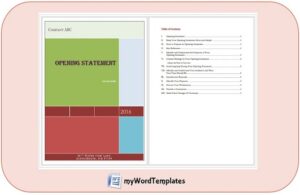 opening statement template feature image