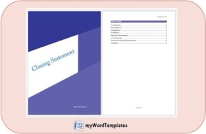 closing statement template feature image