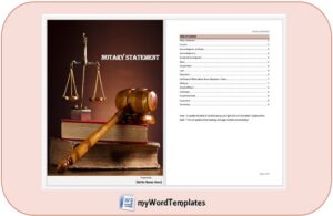 notary statement template feature image