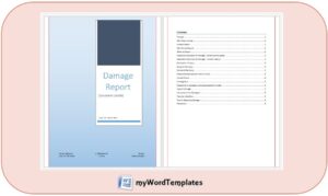 damage report template feature image