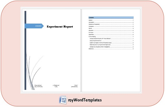 experiment report template feature image