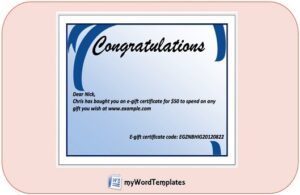 congratulation certificate template image