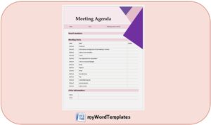 creative meeting agenda template feature image