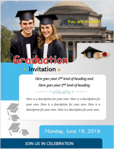 Graduation Invitation Template