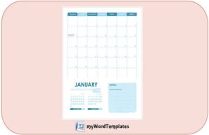 calendar template for office feature image