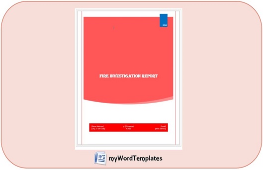 fire investigation report template feature image