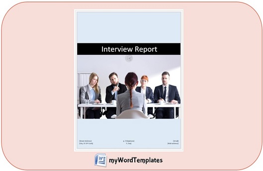 interview report template feature image