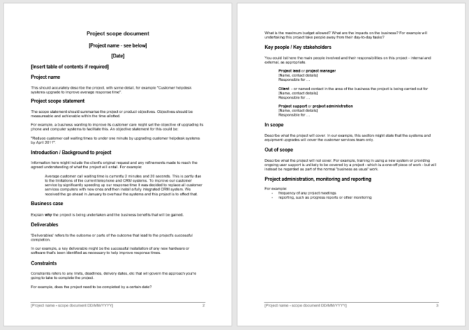 13 Free Statement of Work Templates - My Word Templates