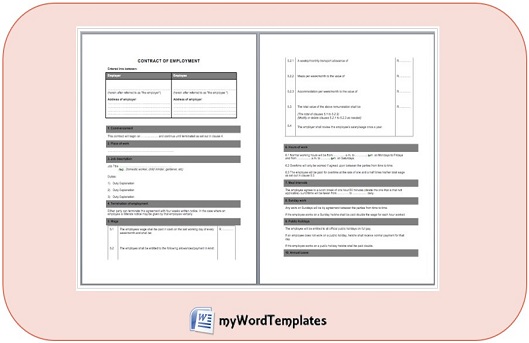 labor contract template feature image
