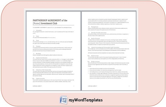 partnership contract template feature image
