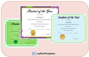 student certificate templates image