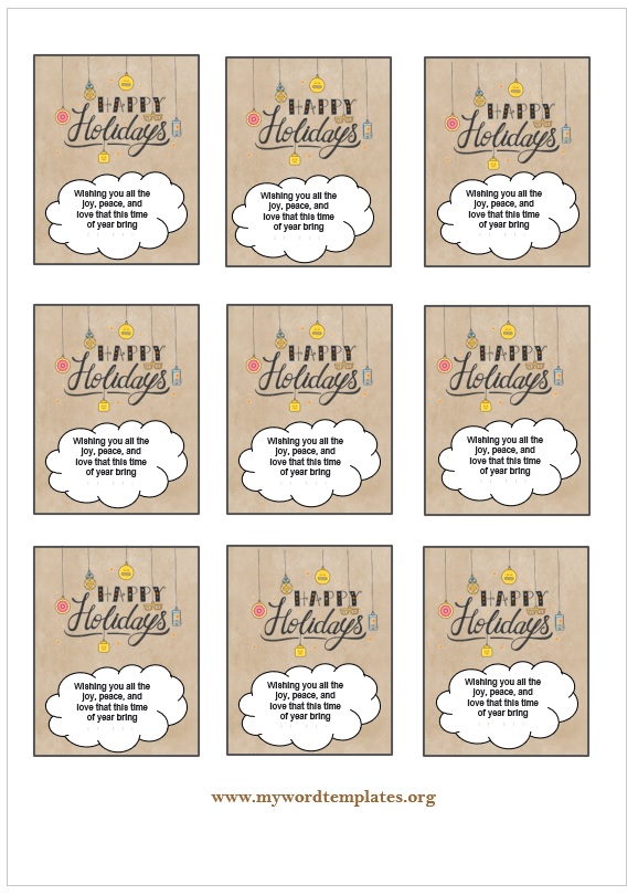 gift tag templates