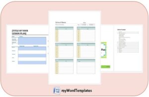 free lesson plan templates image