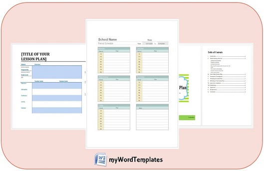 free lesson plan templates image