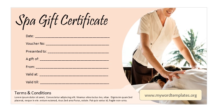 Free Gift Certificate Templates 2021 (06)