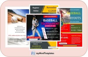 Baseball Flyer Templates Feature Image